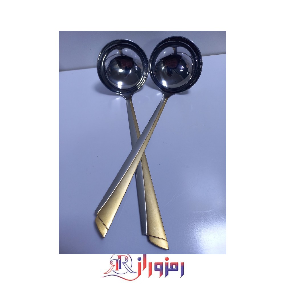 خرید و قیمت ملاقه دسته بلند یونیک مدل ناخنی نیمه طلایی دهنه اروپایی ، ملاقه دسته بلند یونیک مدل ناخنی نیمه طلایی دهنه اروپایی ، خوش رخ مجلسی